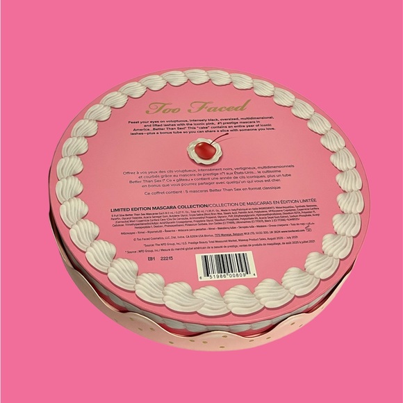 TOO FACED HAVE YOUR CAKE & BETTER THAN SEX TOO 5 PIECE MASCARA VAULT BNIB - Picture 3 of 7